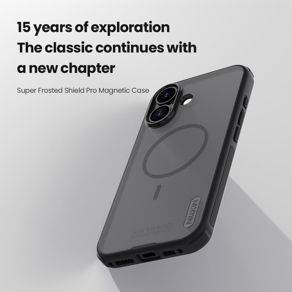 Чехол-крышка NILLKIN для Apple iPhone 17 6.3 (2025) (серия Frosted shield Pro Magnetic case Clear version)